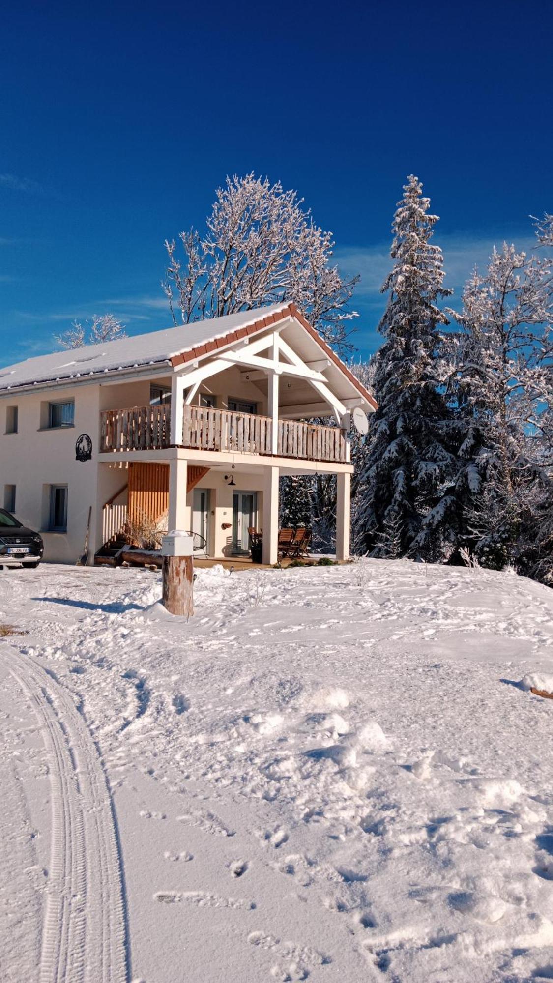 Gite Des Roches La Chaux-du-Dombief Esterno foto